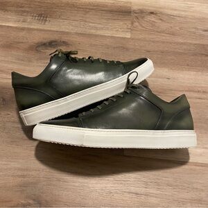 Untamed Street SOHO forest-green cap toe patina sneaker shoes men’s 45.5 12.5